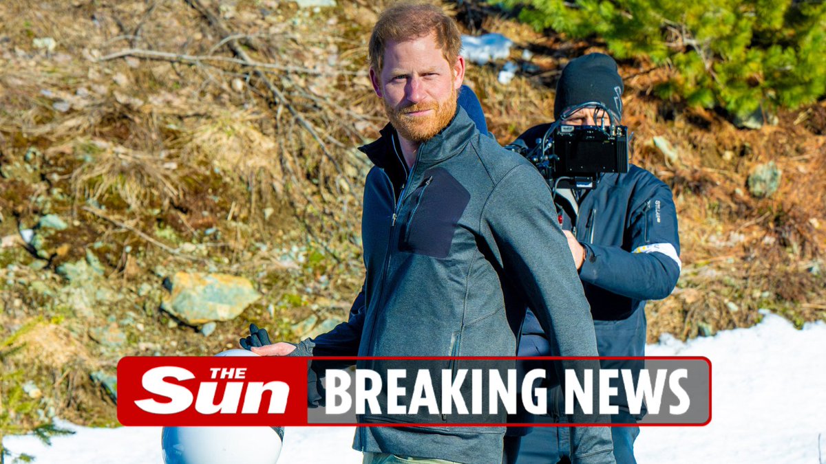 TheSun's tweet photo. Harry speaks out on King Charles' cancer diagnosis in TV interview https://t.co/Ce3AJ66VkX https://t.co/VbrUjUkVcD