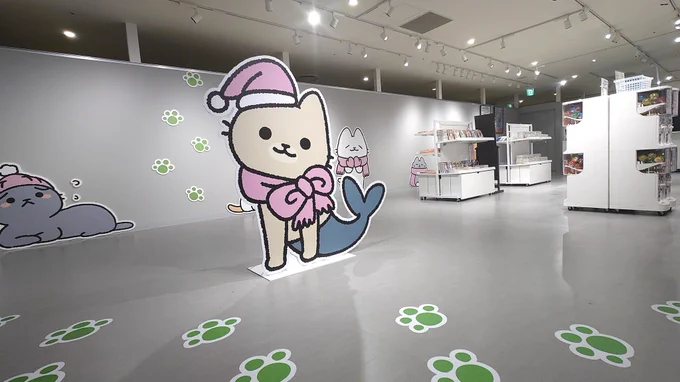 ねこようかいポップアップショップ、準備完了しました  2/17〜3/3、北千住マルイ6階にて開催です