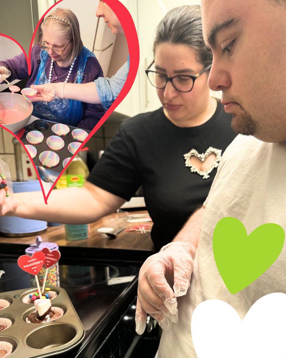 💖 It's been a week filled with love, cupcakes, and candy this Valentines. Here's some photos from one of our Short Breaks #LearningDisability services in London, boasting a beautiful array of baked #cupcakes. Don't suppose you have any left?... Long shot! 🥰