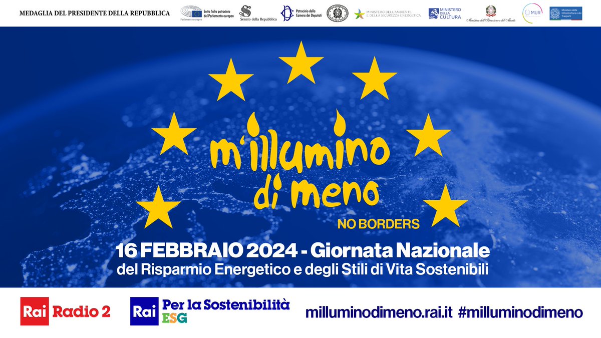 Come ogni anno, anche quest'anno parteciperemo a #milluminodimeno, campagna promossa da @RaiRadio2 per la Giornata Nazionale del Risparmio energetico e degli stili di vita sostenibili, spegnendo la facciata di #PalazzoBarberini e il piazzale antistante.