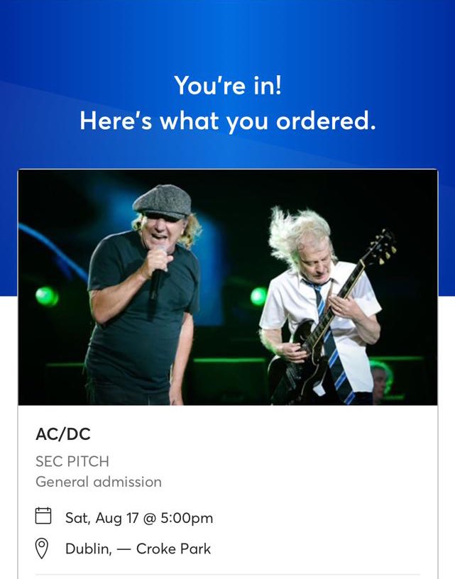 caolan_dooley's tweet photo. Let’s gooooo 🤘🤘 @acdc @CrokePark https://t.co/11AvQPWInm