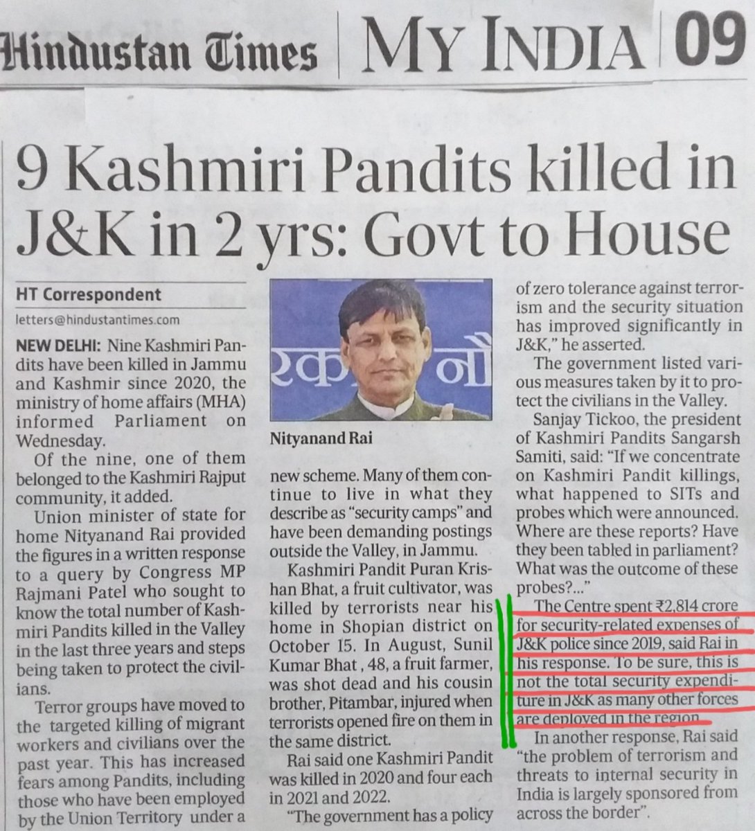 DhaniMart's tweet photo. @kishanreddybjp What @narendramodi did for rehabilitation of Exiled Kashmiri Pandits except Sloganeering 😳 Used Kashmiri Pandits for local body elections while in Exile. 
Got PM Package Employees killed after Aborgation Of Article 370. Here is the list from 2019 to 2024. https://t.co/Akxt6aOdZq