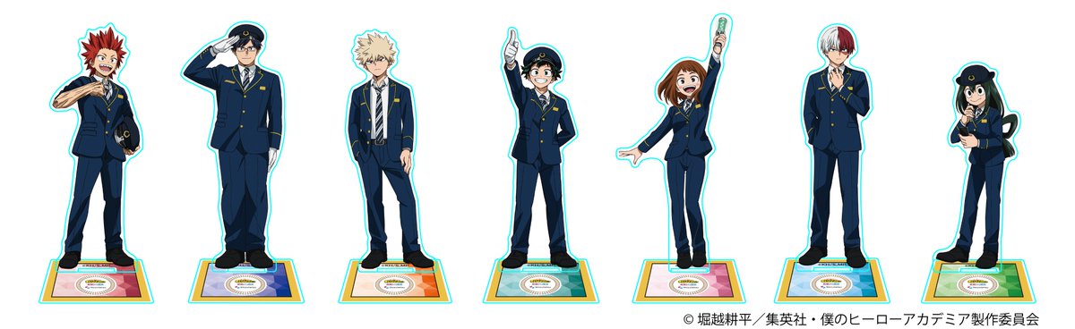 ヒロアカ静鉄】 今回の描き下ろしビジュアルはアクリルスタンドでも