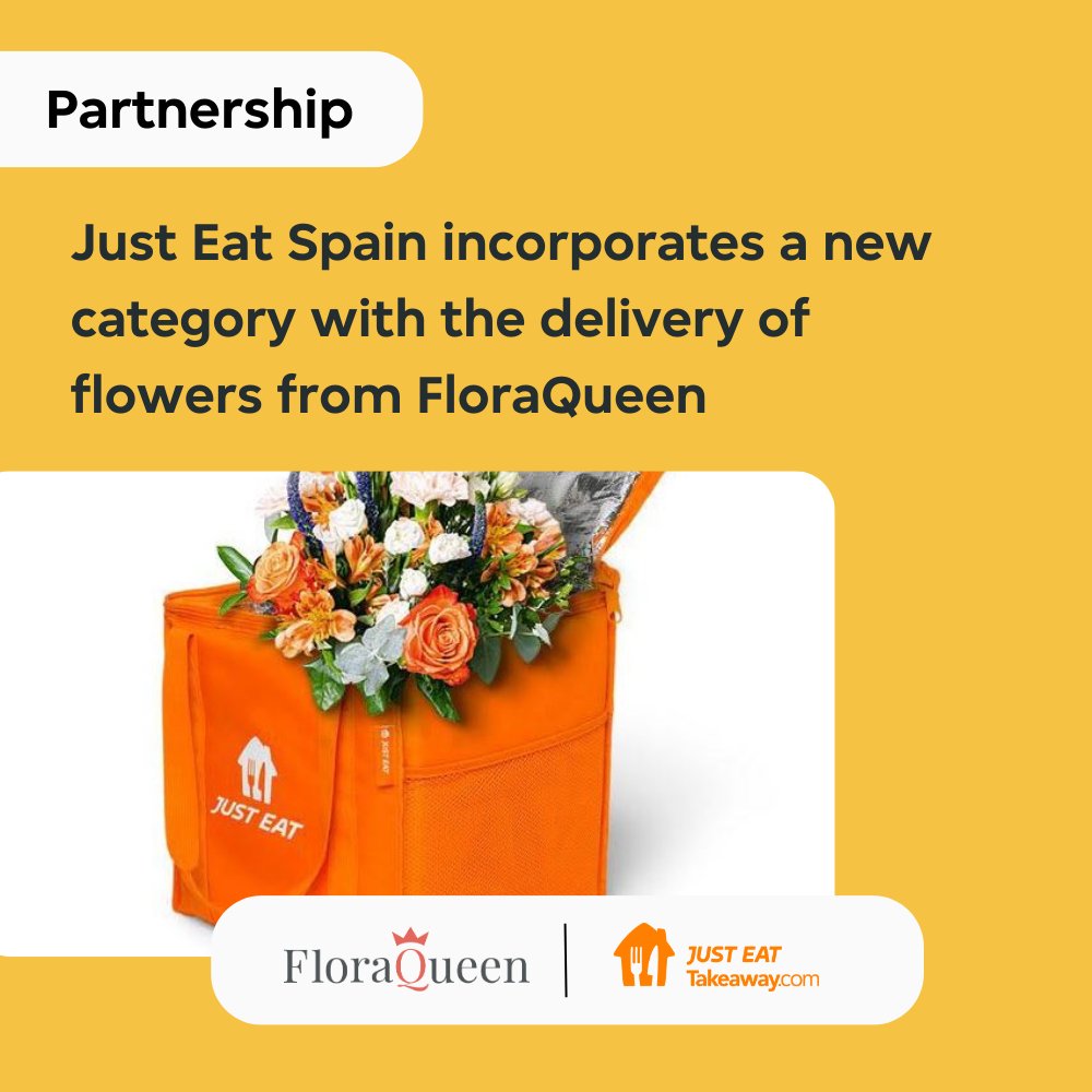 Want to treat yourself or surprise someone else? Customers in Spain can now order flowers for quick delivery as @JustEat_es partners with FloraQueen. 🌺💐🌷🌹Read more here: justeattakeaway.com/newsroom/es-ES…