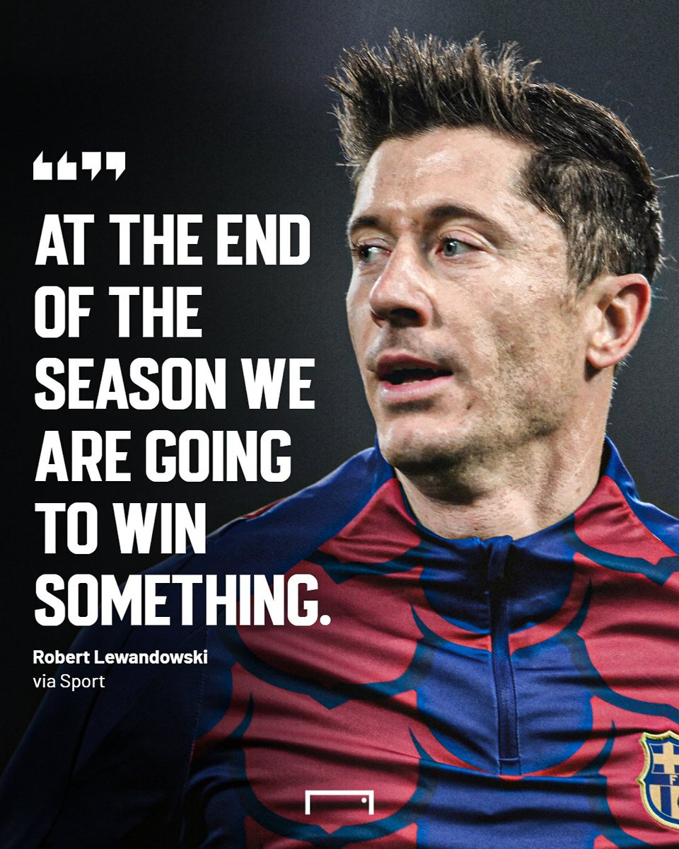 Robert Lewandowski is backing Barcelona 👀