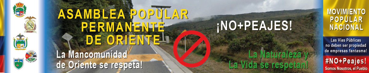 Los más de 30.000 habitantes de los municipios de Choachí, Fómeque y Ubaque NOS OPONEMOS ROTUNDAMENTE a la instalación del peaje en el páramo Cruz Verde, vía Bogotá - Choachí. #NoAlPeaje #SOSChoachí <a href="/ANI_Colombia/">Agencia Nacional de Infraestructura</a> <a href="/PerimetralOB/">Perimetral Oriental de Bogotá</a> <a href="/MinTransporteCo/">MinTransporte</a> <a href="/MinAmbienteCo/">MinAmbiente Colombia</a> <a href="/UltimaHoraCR/">ÚltimaHoraCaracol</a>