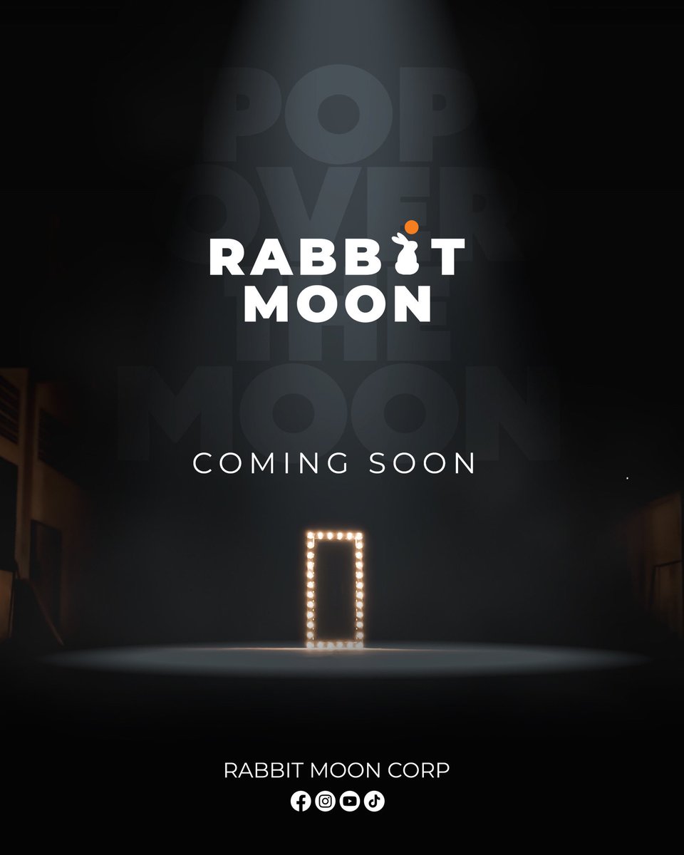 𝗥𝗮𝗯𝗯𝗶𝘁 𝗠𝗼𝗼𝗻 𝗶𝘀 𝗰𝗼𝗺𝗶𝗻𝗴 🐰🌙
@RabbitMoonCorp 
.
#RabbitMoon #RabbitMoonCorp #Tpop #MusicLabel #TeenCommunity #PopOverTheMoon