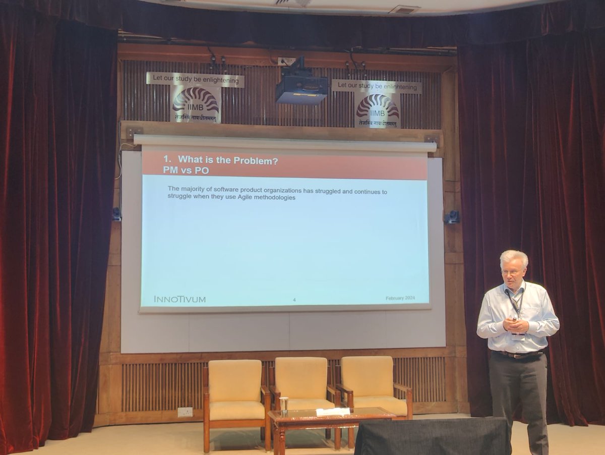 khuzesiam's tweet photo. What is the difference between project manager and product owner?

Presentation on Product Manager vs Product Owner- Why Do Companies Still Struggle 23 Years After The Agile Manifesto? by Hans-Bernd Kittlaus, Chairman, ISPMA

#spm2024 #spmsummit @IspmaIndia https://t.co/ydNYePPuE1
