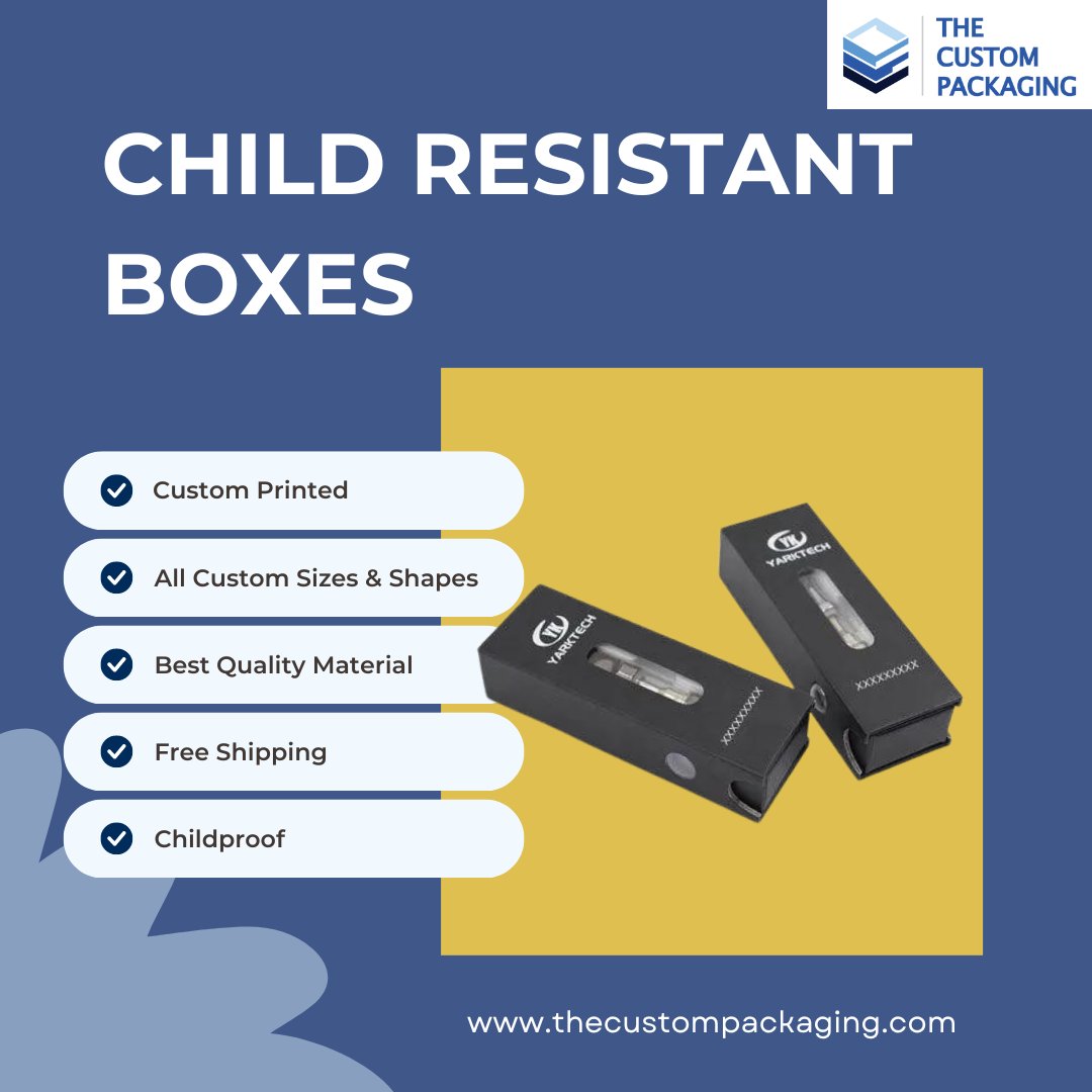 TCP_CustomBoxes's tweet image. Introducing our child-resistant boxes- designed to keep harmful products safely out of reach. 

Contact us:
thecustompackaging.com
support@thecustompackaging.com
888-851-0765

#thecustompackaging #customizedpackaging #packaginguk #rigidboxes #childresistantbox