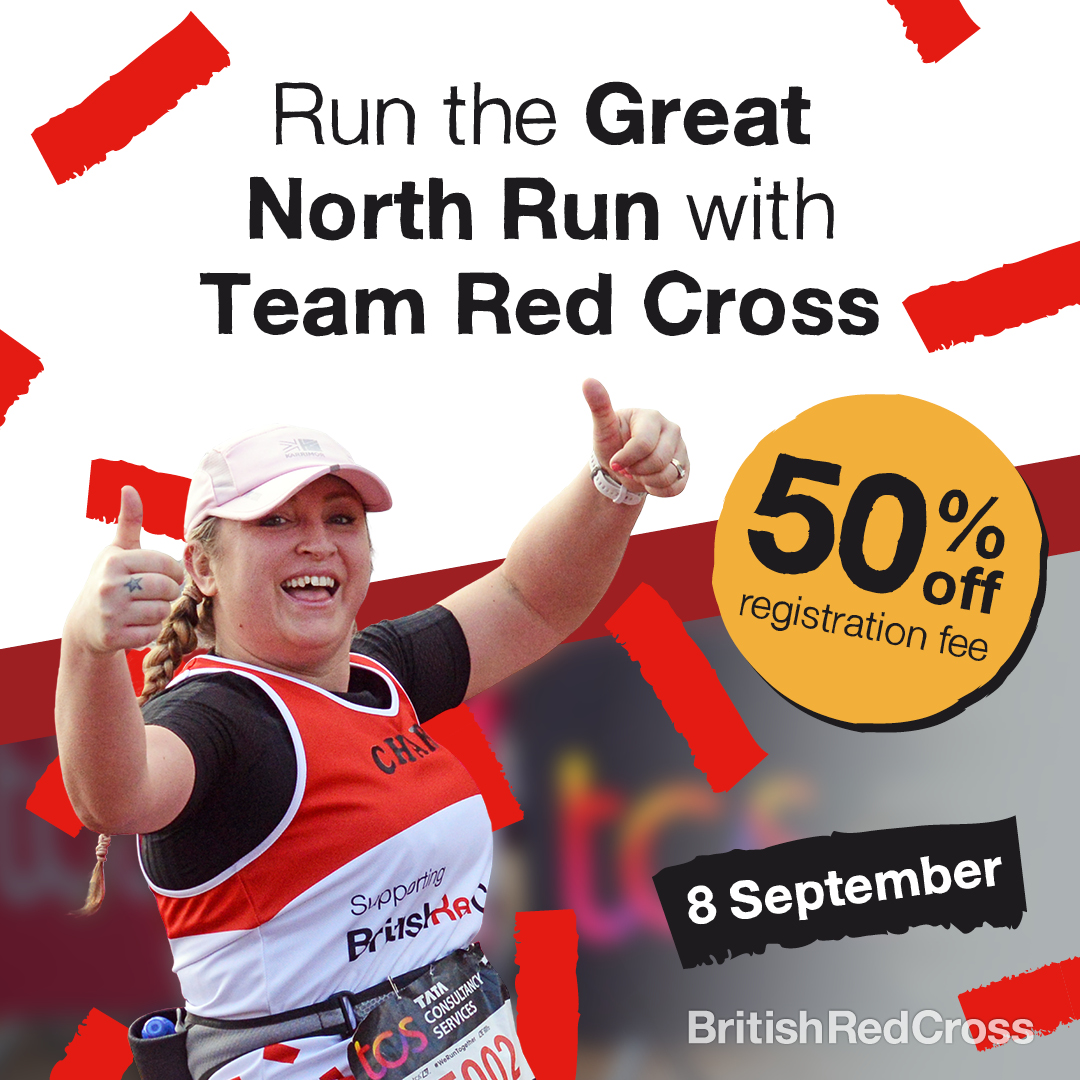 🎉 Good luck to all this Great North Run ballot results day🎉

Whether you're lucky enough to secure a spot or not, you can still be part of something incredible by joining Team Red Cross❤️️

We've got places available so sign up with us today🏃

 redcross.org.uk/gnr