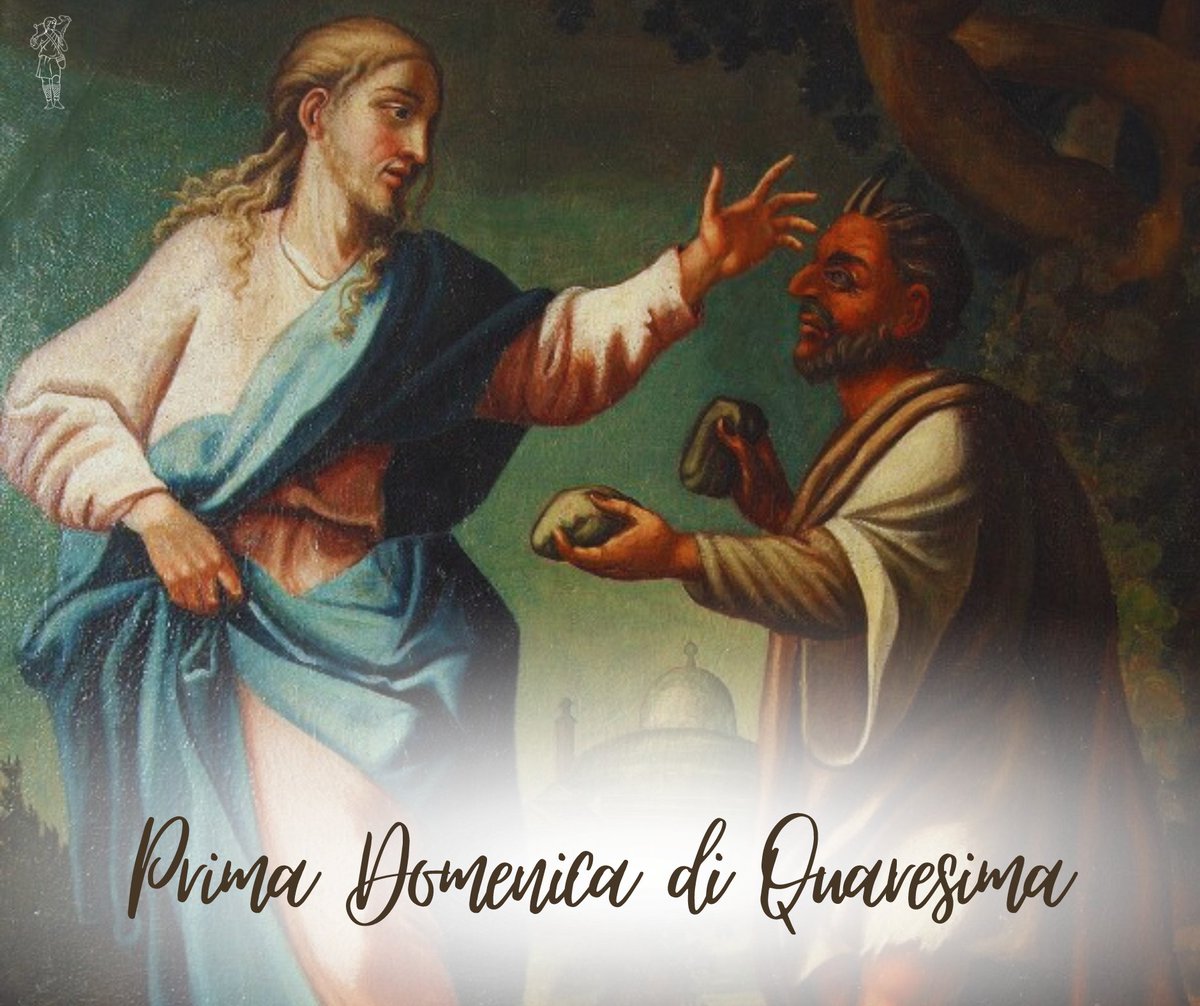 Prima Domenica di #Quaresima, in cui ogni anno, sull’esempio di nostro Signore Gesù Cristo, ha inizio il venerabile segno sacramentale dell’osservanza quaresimale