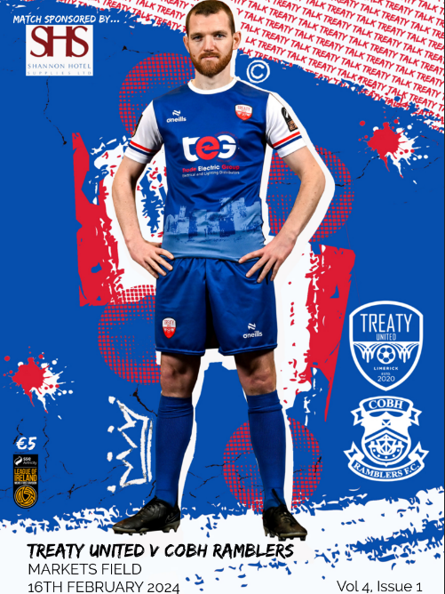 TreatyUnitedFC's tweet photo. Remember to pick up your copy of Treaty Talk just inside the turnstiles at tonight's game for just โฌ5!
#BuyAProgramme https://t.co/0h1zK0Q1T7