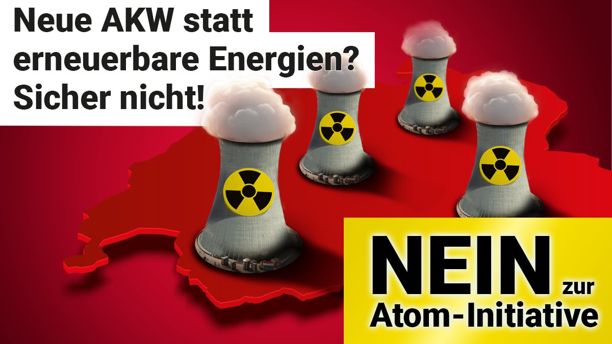 Es ist völlig falsch, zu behaupten, neue AKW würden einen Beitrag zur Versorgungssicherheit liefern. Sie verhindern im Gegenteil Investitionen in Effizienz und intelligente Lösungen und machen so noch viel länger fossile Reservekraftwerke nötig. Ein Witz! #AtominitiativeNein