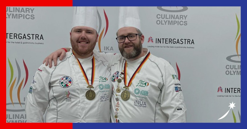 SodexoUK_IRE's tweet photo. We’re so proud of our Sodexo UK&amp;I chefs Gordon Carberry and Chris Leech who, as part of Culinary Team Ireland, brought home bronze medals for Ireland. 

You can read more about this here:
