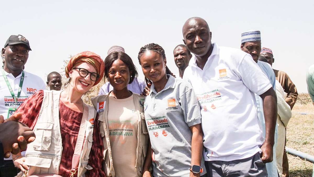 fourcinigeria's tweet photo. We were honored to host an important visit by Valeria De Matteis, the Regional Partnership Adviser, and Mercy Maisamari, the Partnership Coordinator of the Norwegian Refugee Council (NRC) Nigeria, along with the NRC Adamawa Livelihoods and Food Security (LFS) team. https://t.co/nmr5qtI2h8