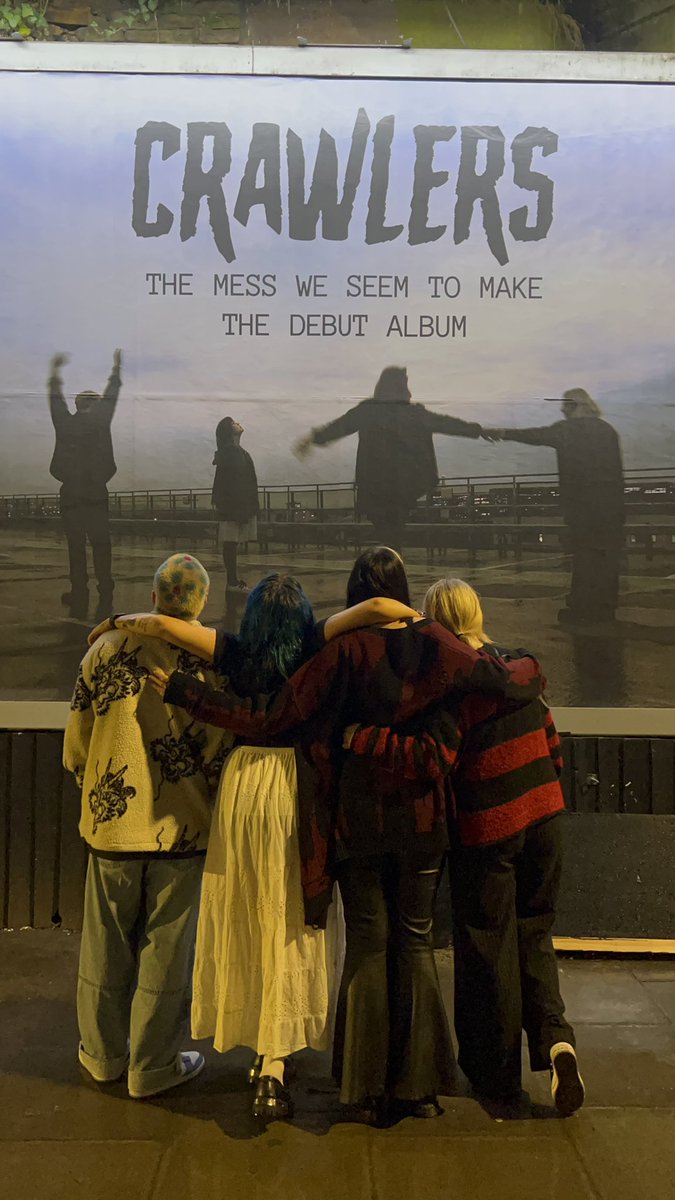 CrawlersHQ's tweet photo. thank you to anyone who has already streamed, purchased and shared our debut album, the mess we seem to make - this is our world that’s now yours forever, it’s time for everyone who hasn’t join us now, because it’s gonna be a long road ahead 💞 https://t.co/doAWgRGfVR