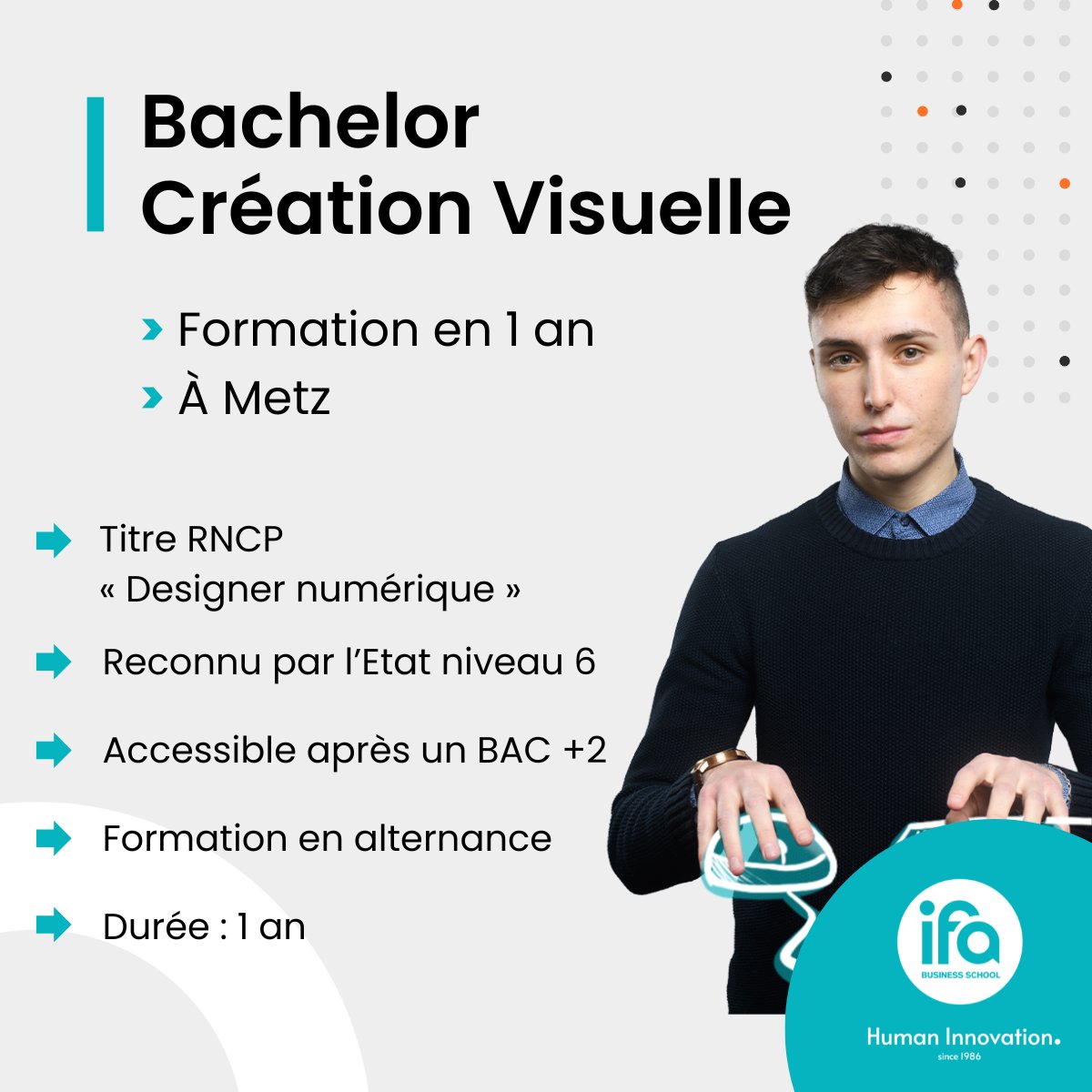 IFA_BS's tweet photo. 🎓 Cette semaine nous vous présentons le Bachelor Création Visuelle proposé en alternance sur notre Campus de Metz. 🎨✨

🎓 Prêt(e) à libérer votre créativité ? Contactez-nous pour en savoir plus sur le Bachelor Création Visuelle 👉 https://t.co/hgwbYAd75l 📱💡 https://t.co/GcvExkCkhr