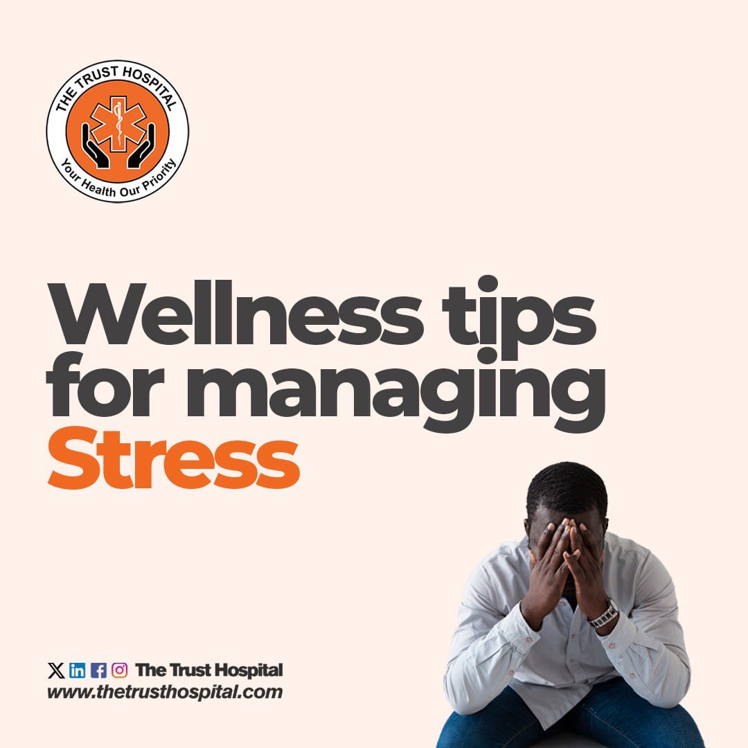 TheTrustHosp's tweet photo. Stress management is key to overall well-being, especially during challenging times. 
As we head into the weekend, take a moment to unwind and prioritize self-care. 

Your health matters! 
#wellnesstips 
#stressmanagement https://t.co/93fEDogdnk