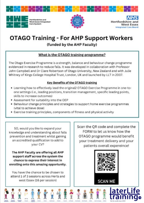 So excited about launching this training for our #AHPsupportworkers in HWE ⬇️⬇️👏👏 thanks for all the amazing work you do 💙 @RugovaWGH @KerryAnneBance @HWE_Academy @HWEICB @AHPsHWE @quinlan_belinda @clairecuttingOT @AHPsEverywhere