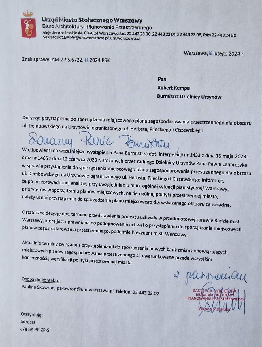 PawelLenarczyk's tweet image. Mamy to! Miasto zadeklarowało, że enklawa #Dembowskiego zostanie objęta sporządzaniem miejscowego planu. Jest to realizacja petycji pod którą podpisało się niemal 1000 osób, który prowadziła pani Bożena Łatuch. Podziękowania dla @RobertKempa75 za wsparcie.