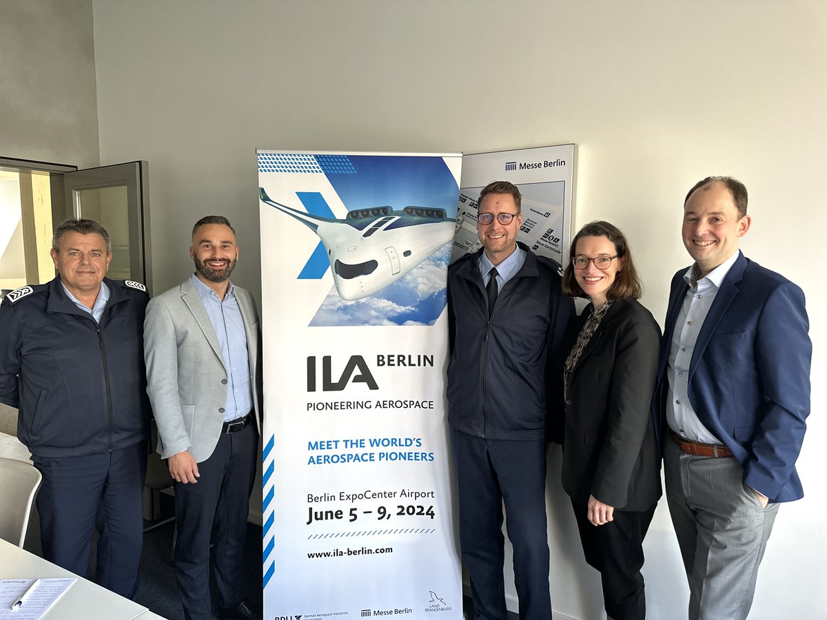 Met up with the Press and Information Center of @bundeswehrInfo recently and had a great exchange about #ILA24! We’re more than excited to witness the peak of security #innovations in June in Berlin. More info coming soon, stay tuned! #PioneeringAerospace @Team_Luftwaffe