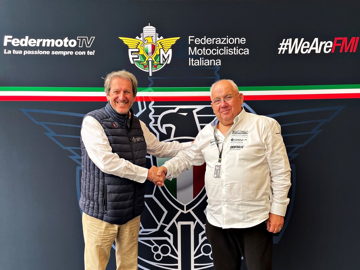 Federmoto (@federmoto) on Twitter photo L’annuncio ufficiale della partnership è arrivato al <a href="/MotorBikeExpo/">Motor Bike Expo</a>, Green Power System sarà Official Sponsor della Federmoto e supporterà il Campionato Italiano Velocità per la stagione 2024.
ℹ️ federmoto.it/green-power-nu…
#WeAreFMI #federmoto #GreenPower L’annuncio ufficiale della partnership è arrivato al <a href="/MotorBikeExpo/">Motor Bike Expo</a>, Green Power System sarà Official Sponsor della Federmoto e supporterà il Campionato Italiano Velocità per la stagione 2024.
ℹ️ federmoto.it/green-power-nu…
#WeAreFMI #federmoto #GreenPower