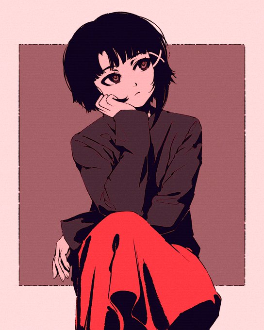 「bangs red skirt」 illustration images(Latest)｜3pages