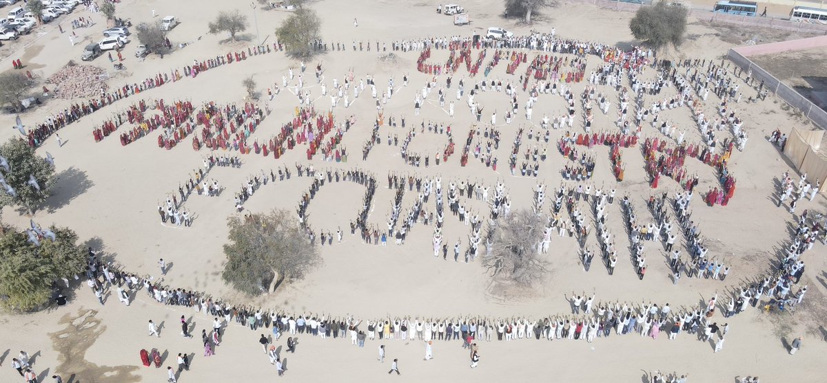 HabitatHealer's tweet photo. 🌱🌳 Thousands of Jasnathi community members from Rajasthan have embraced the role of Harit Ram Doots, pledging 5100 saplings under the Familial Forestry Ram Roonkh Abhiyan. This initiative of mine aims to foster environmental stewardship and engage millions of families in the world’s largest household fruit tree plantation campaign. To join the drive please register yourself as #HaritRamDoot on our website https://t.co/n2QR2VrYV0 
#GreenPledge #FamilialForestry #RamRoonkhAbhiyan #UNited4Land #SDG15 #OurGreenMembers 🌿🌏
@byadavbjp @ibrahimthiaw @narendramodi @ParveenKaswan