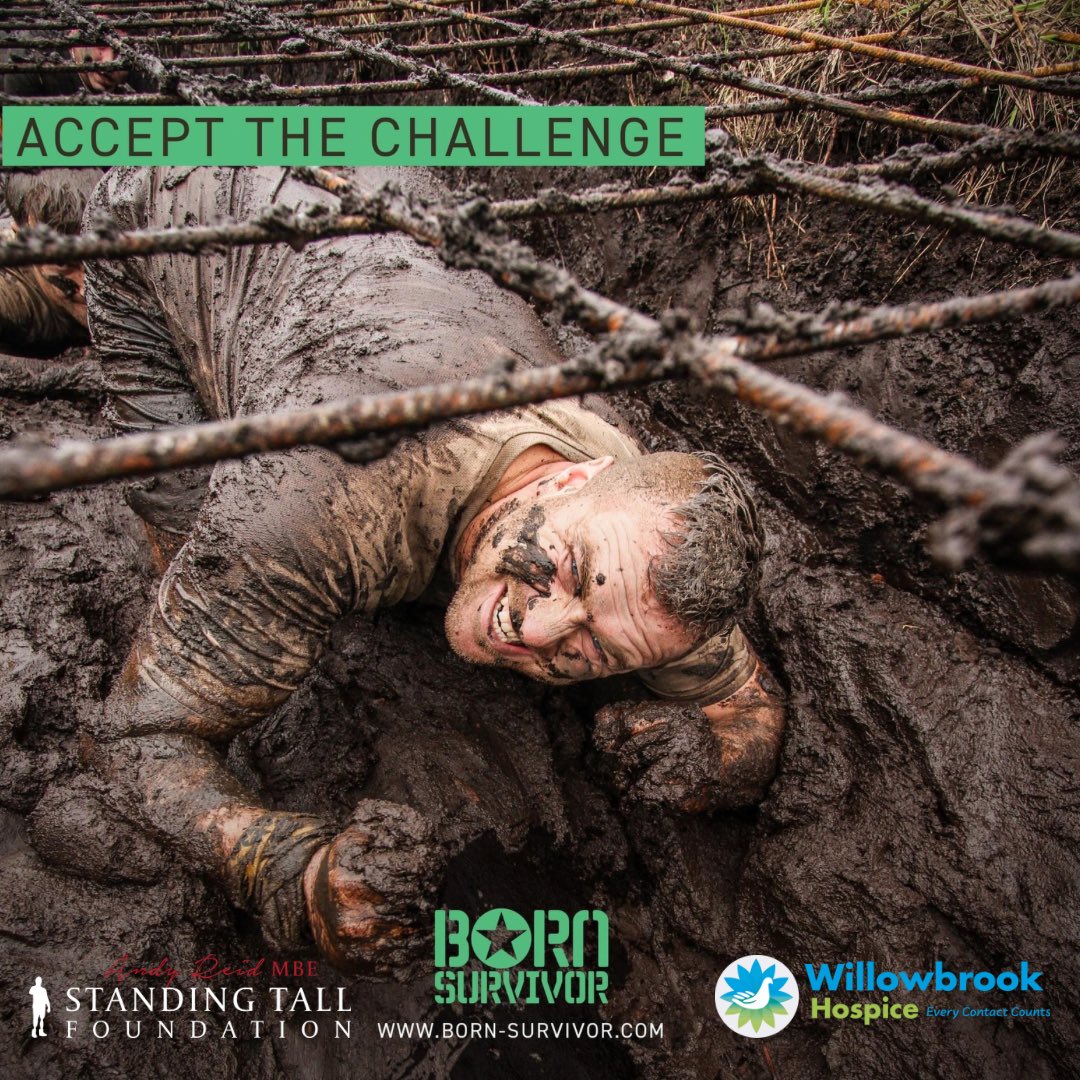 Calling all Comrades!!! 💪 Are you ready to accept the challenge that is @BornSurvivorUK ?!! There is still time for you and your team to register and take on the ultimate obstacle course challenge! So what are you waiting for?! It’s time to get muddy!! register.enthuse.com/ps/event/BornS…