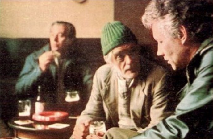 Today is one of those rare days that doesn't match up with the broadcast or premiere of a Roy Clarke script, so here is a photo of Roy and Bill Owen during production of Last of the Summer Wine instead. #clarkeaday