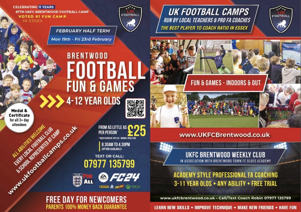 HatchCps's tweet photo. We are pleased to announce that UK Football Camps will be using our school to host their Half Term Clubs. Please see the flyer for more information. https://t.co/Ldfvmd4TGk