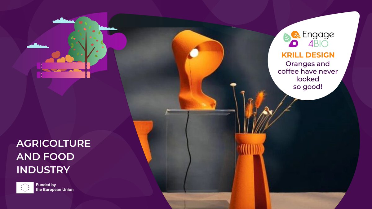 Engage4BIO's tweet photo. π β#KrillDesign aims to create objects by giving a new life to dried #orange peels, #coffee grounds, #seeds, and #shells!
π To learn more about their contribution to #circular and #sustainable production, visit #ππ«π’π₯π₯πππ¬π’π π§'s website: https://t.co/hgOEPJ96e6 https://t.co/eKOEDfC60P