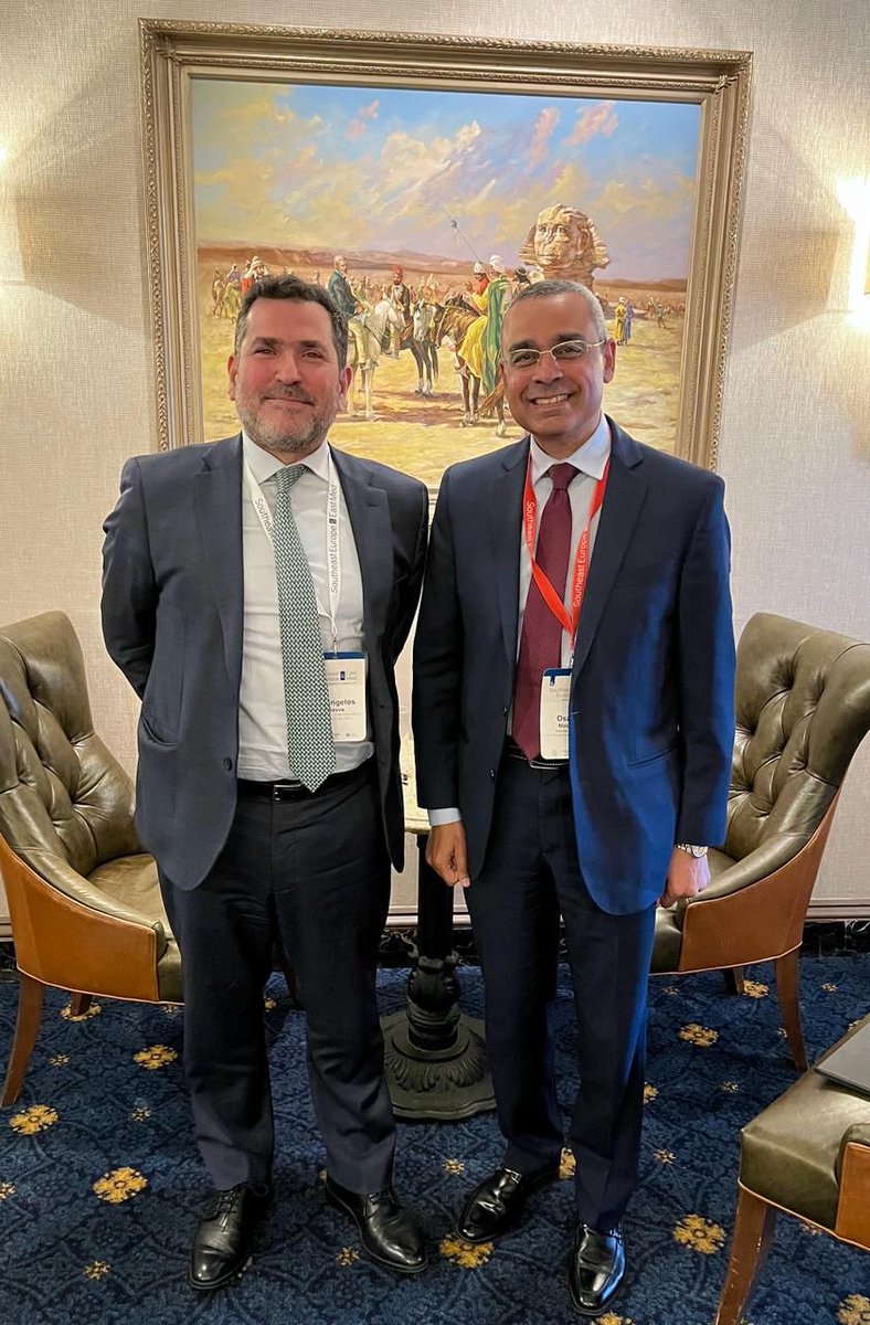 Osama_Mobarez_'s tweet photo. It was a great opportunity to meet with Ambassador Evangelos Savva- Cyprus Ambassador to the US, in Washington DC.
 During the meeting we explored avenues of #cooperation in the Energy Sector, and discussed the ongoing activities and initiatives of the EMGF. https://t.co/UZfHy5AWzw