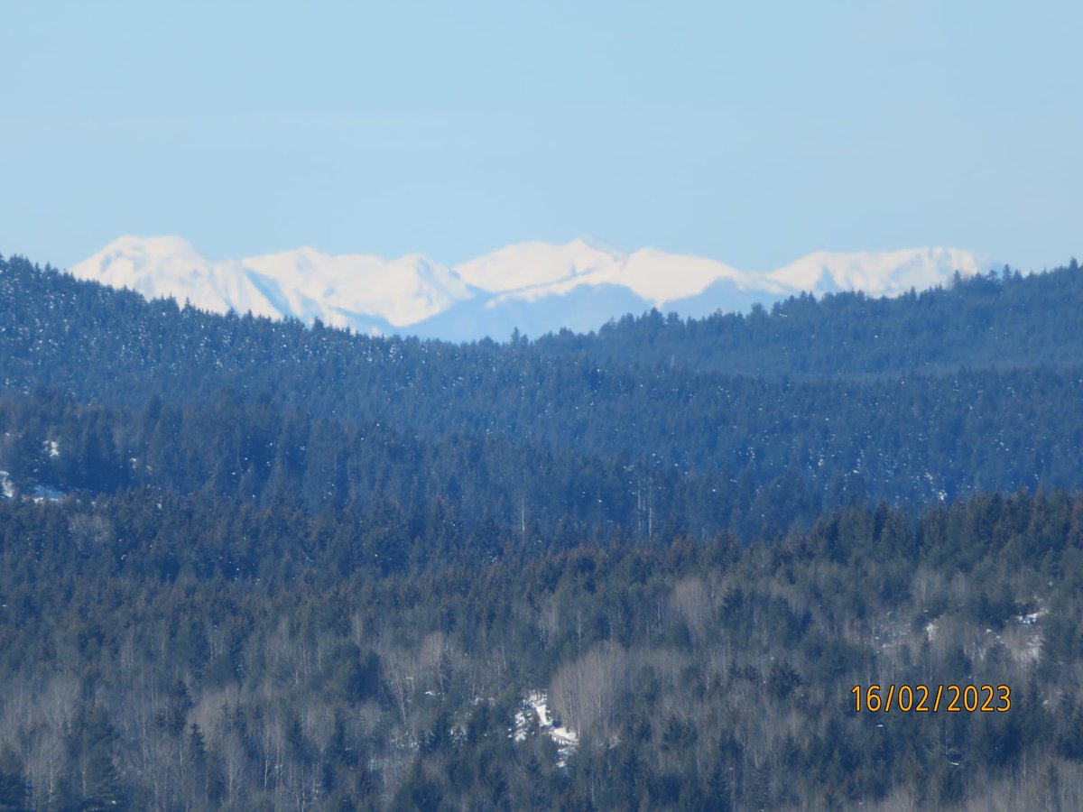 pantopedia's tweet photo. Pogled sa Brašanskog brda, selo Babine iznad Prijepolja, na Treskavicu, Leliju i Durmitor, snimljeno na Sretenje 2023. #Dinaridi https://t.co/hvIqDj4LOm