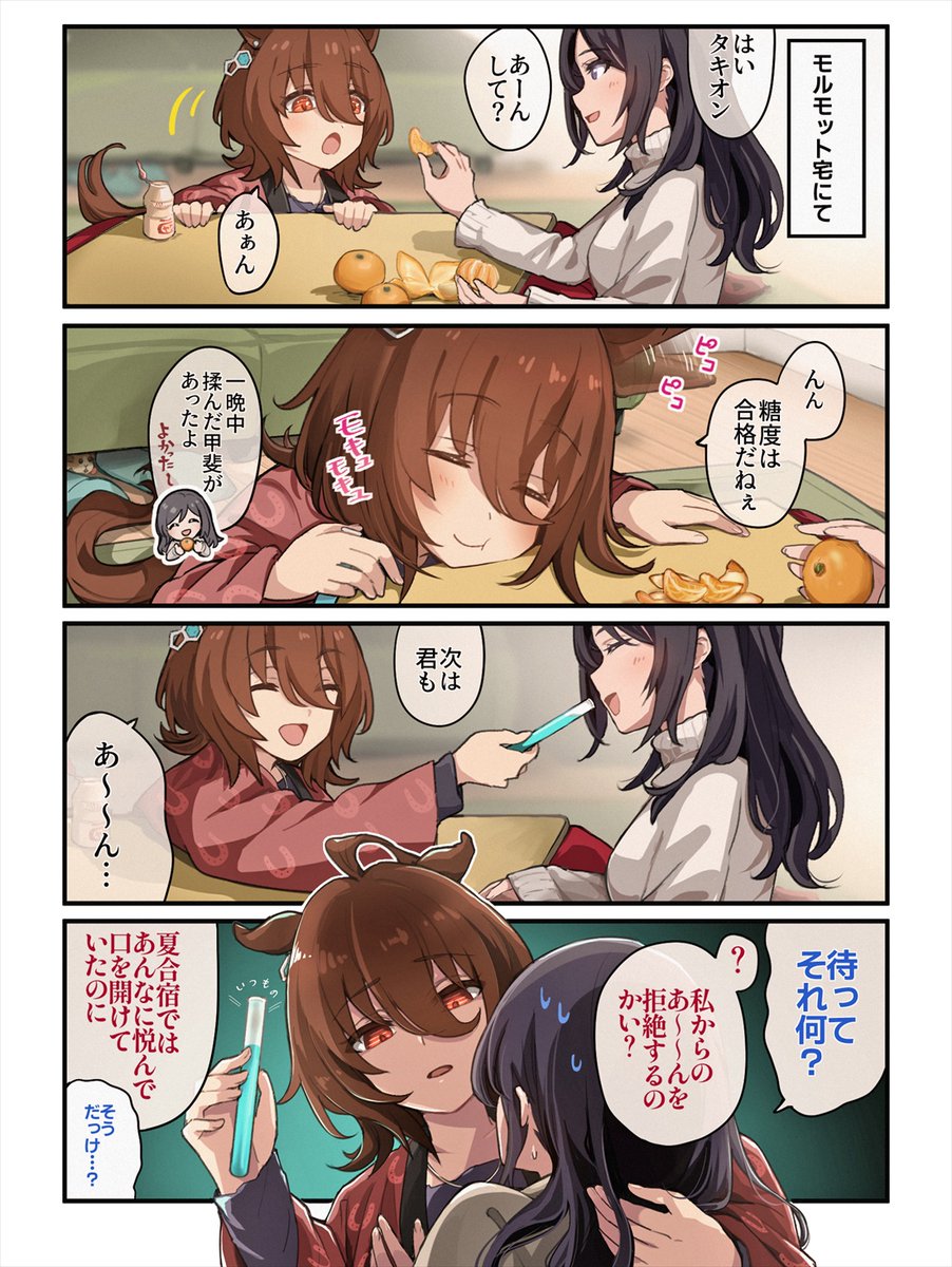 こたつとミカンとア～ン(タキモル♀) 