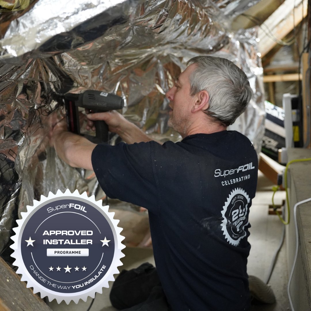 Have you heard about our Approved Installer Programme? Join our approved installer network and get access to free training, certification, free pre-qualified leads and amazing product rebates🙌

📧 gary@boulder.co.uk 
📞 01636 639900 
🖥️ installers.superfoil.co.uk