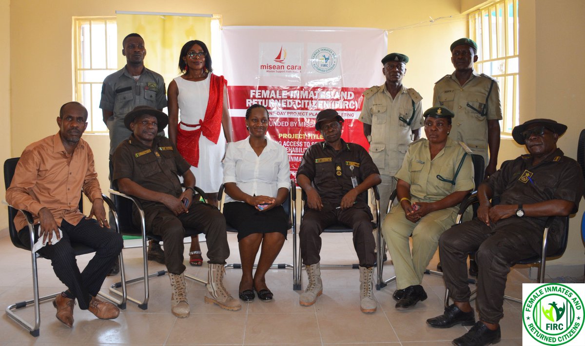 FIRCNigeria's tweet photo. The team was well received by the Ebonyi State Command of the Nigerian Correctional Service (NCoS) who made contributions and expressed their willingness to support the training of female inmates on the production of reusable sanitary pads

#firc #miseancara #femaleinmates https://t.co/6lHK7eBk7s