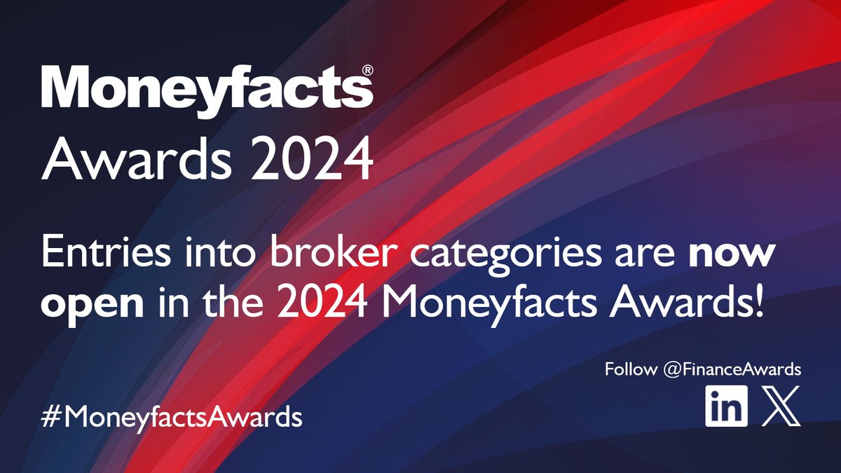 🚨LAST CHANCE ALERT 🚨 There is only 1 week left until our broker categories close for the Moneyfacts Awards! Categories including Secured Loan Broker of the Year sponsored by @PepperMoneyUK are available to enter through our website: moneyfactsgroup.co.uk/awards-and-eve… #MoneyfactsAwards