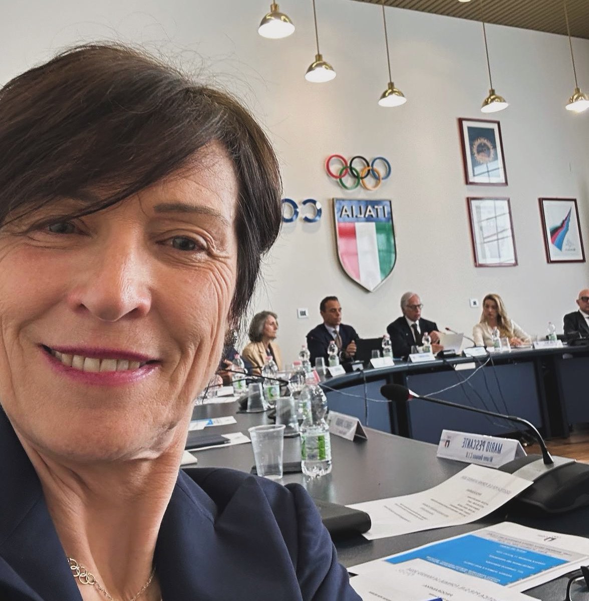 Al servizio dello Sport italiano🇮🇹 

A #Roma nella sede del <a href="/Coninews/">CONI</a> per la giunta nazionale. 
Oggi abbiamo parlato di #sport e inclusione e delle prossime iniziative aspettando Milano Cortina. 

Mandi,
Manu!