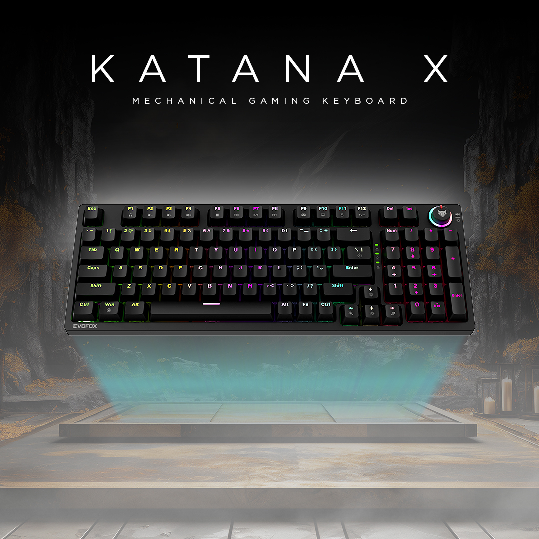 AmketteOfficial's tweet image. When Style and Precision meets Domination 🔥

#EvoFoxGaming #PlayWithPower #KatanaX #GamingKeyboard