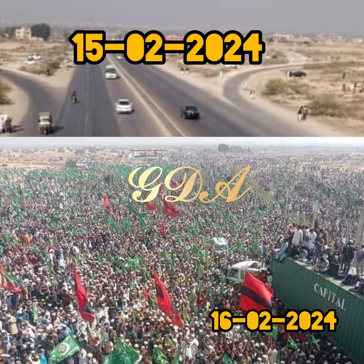 اھا خوشي جي ڳالھ آھي تہ لکين ماڻھون روڊن تي نڪتا آھن پر حادثو اھو آھي تہ ھي ماڻھون روائتي  پيرن ، وڏيرن ۽ جاگيردارن جي سڏ تي نڪتا آھن.