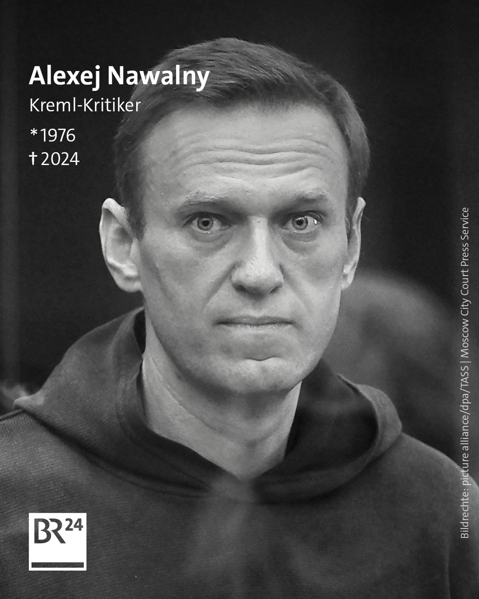 Der Kritiker der russischen Führung, Alexej Nawalny, ist tot. Das teilte die Gefängnisverwaltung mit. br.de/nachrichten/de…
