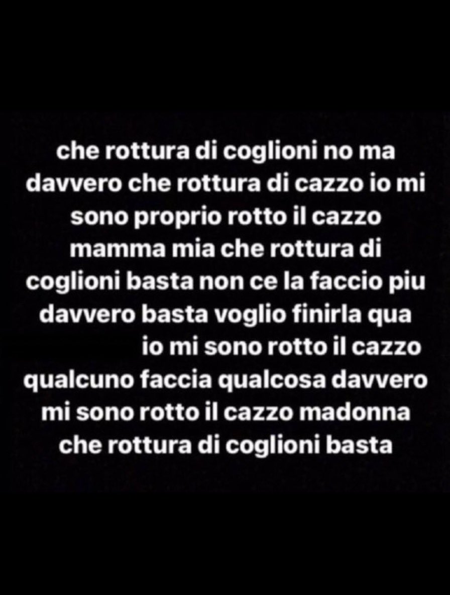 SONO NERA MA IL MARE FUORI DOVE IO VI ODIOOOOO