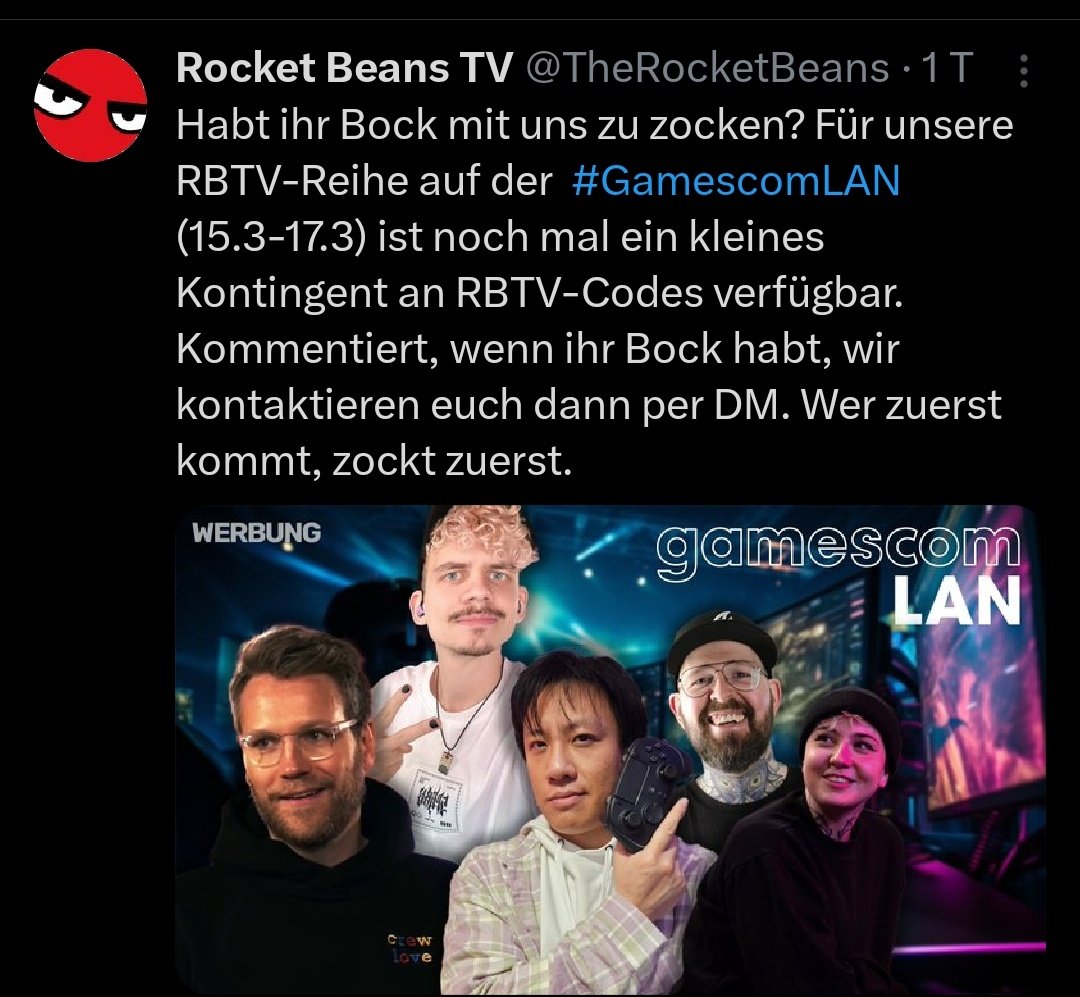Dieser "Tweet" wurde mir gerade in meiner Timeline angezeigt ... Mein innerer Monk macht gerade nen Freudentanz 🤣 Na wer sieht es auch? 
<a href="/TheRocketBeans/">Rocket Beans TV</a> #rbtv