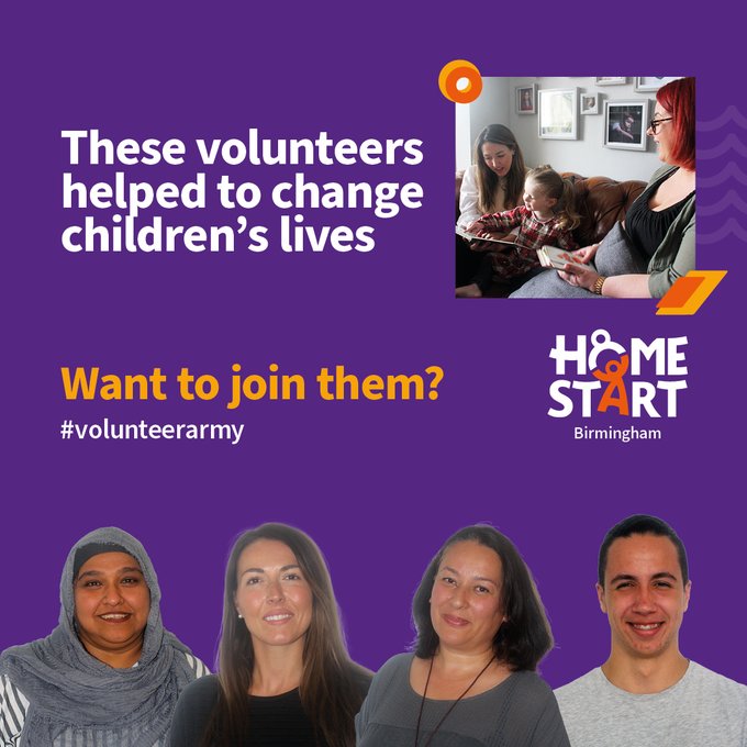 As life gets harder for many young families across our city, we must make sure we can offer the support they need to get through the toughest times. Can you help us? By gifting just a few hours each week, you could be the difference to a familiy's future. homestartbirmingham.co.uk/volunteering/