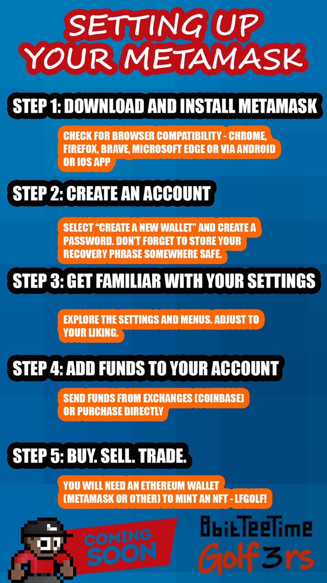 8bitTeeTimeNFT's tweet photo. Lowering the barrier of entry to Web3, making it easy to onboard new people to the space - that is the goal. Through 8BitTeeTime, Art and Golf are the combination needed to grow the space moving forward!

Onboard someone New today! Help set up a wallet, answer questions, share your experiences.
