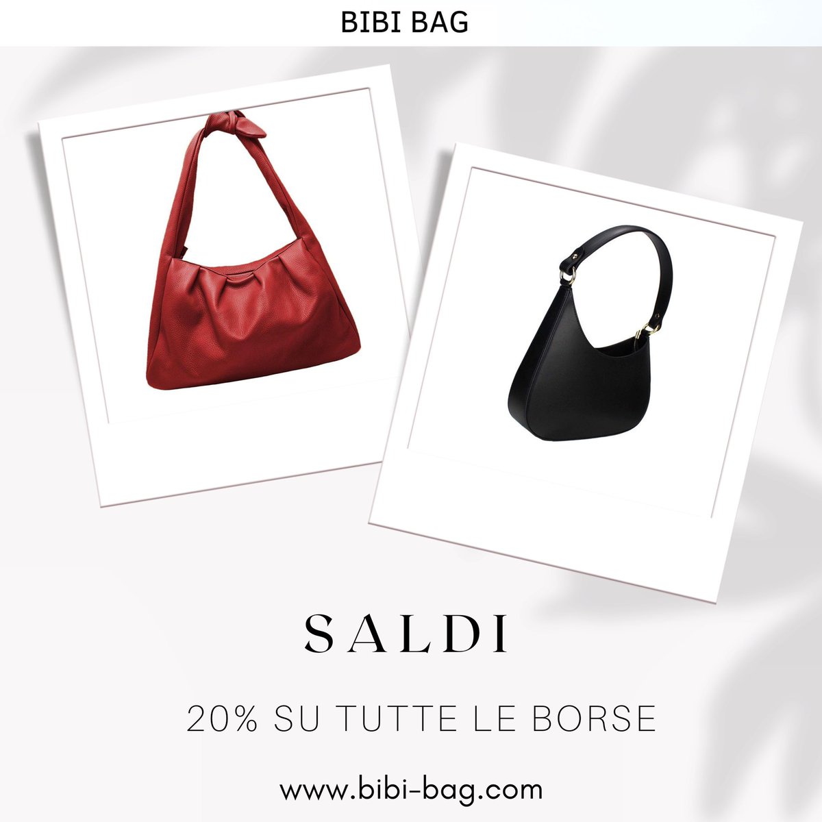 BIBIBAG's tweet photo. 👜 Saldi del 20% su tutte le borse presenti sullo shop online, incluse le borse in pelle dell’ultima collezione 

☑️ Basta digitare il seguente codice per vedersi applicare in automatico lo sconto prima dell’acquisto: BIBIPROMO-20 

🚛 Spedizione gratuita

https://t.co/LBPOohquue https://t.co/DjPCxtYMQW