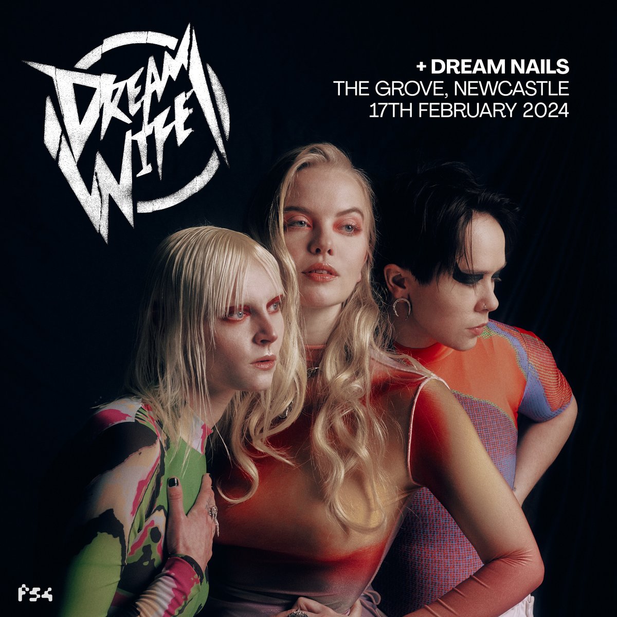 TOMORROW Electrifying London indie punk/pop heavyhitters @DreamWifeMusic return to the North East in support of their excellent new album Social Lubrication. Catch them tomorrow at @TheGroveNCL! Tickets → bit.ly/45Hvukd