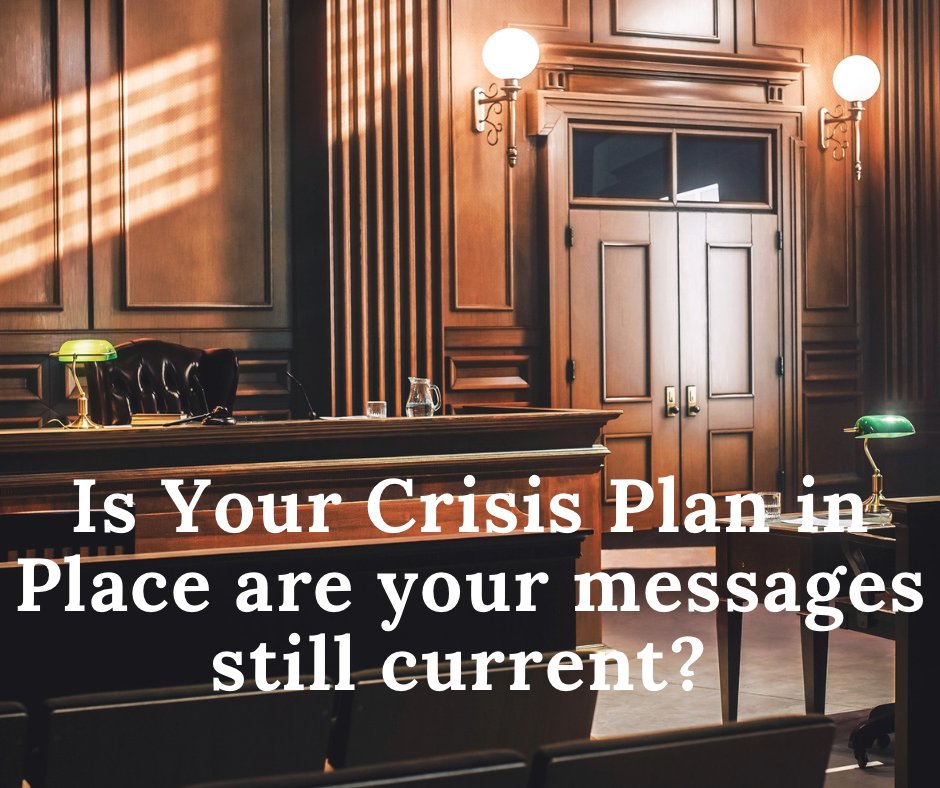Are your words current? Is your crisis Comm plan update? Do you have a Crisis Comm plan? In this week’s blog post we review the importance of words and how they can keep you out of the courtroom or open the door to it. loom.ly/f2AZbio