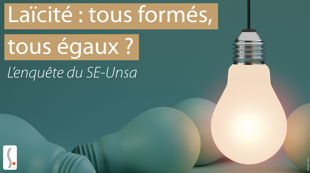 SE_Unsa's tweet photo. Laïcité : tous formés, tous égaux ?

Pour améliorer l’accompagnement et la formation de tous les personnels sur le sujet de la laïcité et des valeurs de République, le SE-Unsa vous interroge ⤵️

https://t.co/QZZUOHTrhE https://t.co/Rg915mlkoW